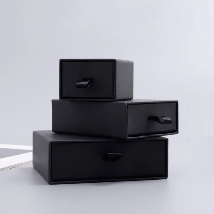 2022 luxury custom wholesale jewelry sliding box drawer box packaging