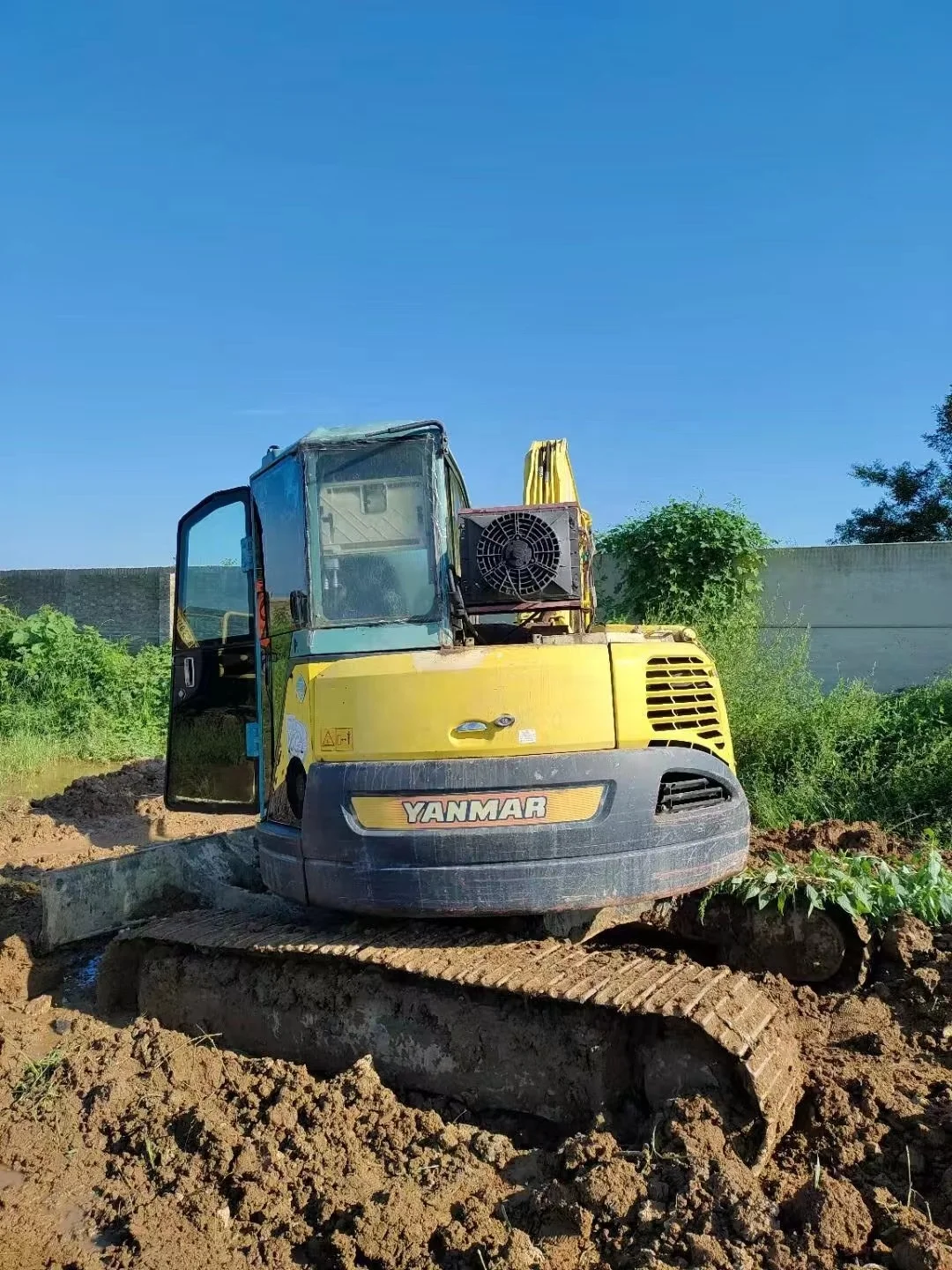 7 ton mini Japan original yanmar vio75 excavator diesel engine 75 japanese second hand excavator supplier vio75-b