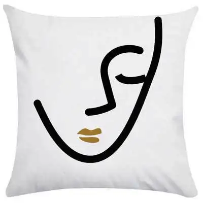 cushion covers for sofa square pillow cover retro art abstract washable stain-resistant floral wholesale cushion covers