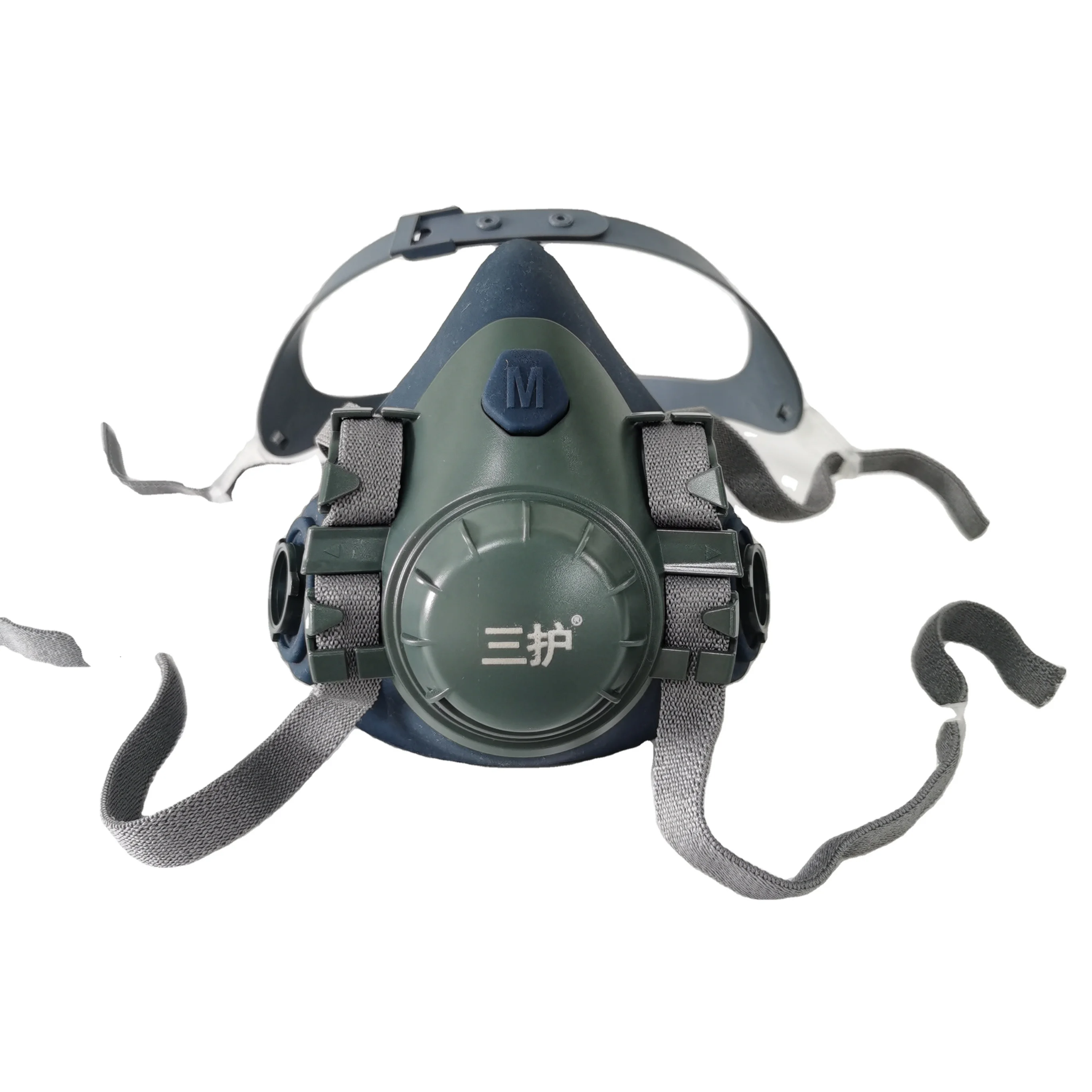 
 Sanhu брендовая мягкая и удобная силиконовая респираторная маска многоразовая полумаска для лица респиратор противогаз Размер M  