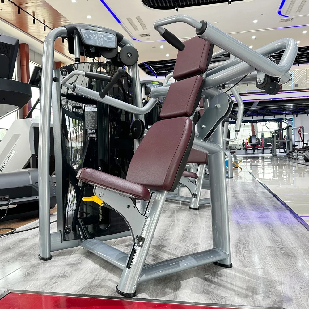 Factory Shoulder Gym Commercial Fitness Equipment Pin Loaded Machine Seated Shoulder Press matrix Gym Equipment