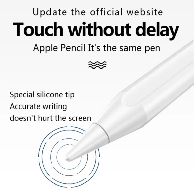 High Precision Touch Screen Stylus Pen Palm Rejection Scientific Design Comfortable Active Capacitive Stylus For Ipad