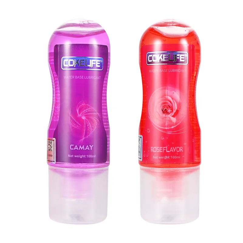 CokeLife 100ML Private Label 100% Nature Vagina Edible Yoni Lubricant Gel Flavored Lube Water Based Lubricant Silky
