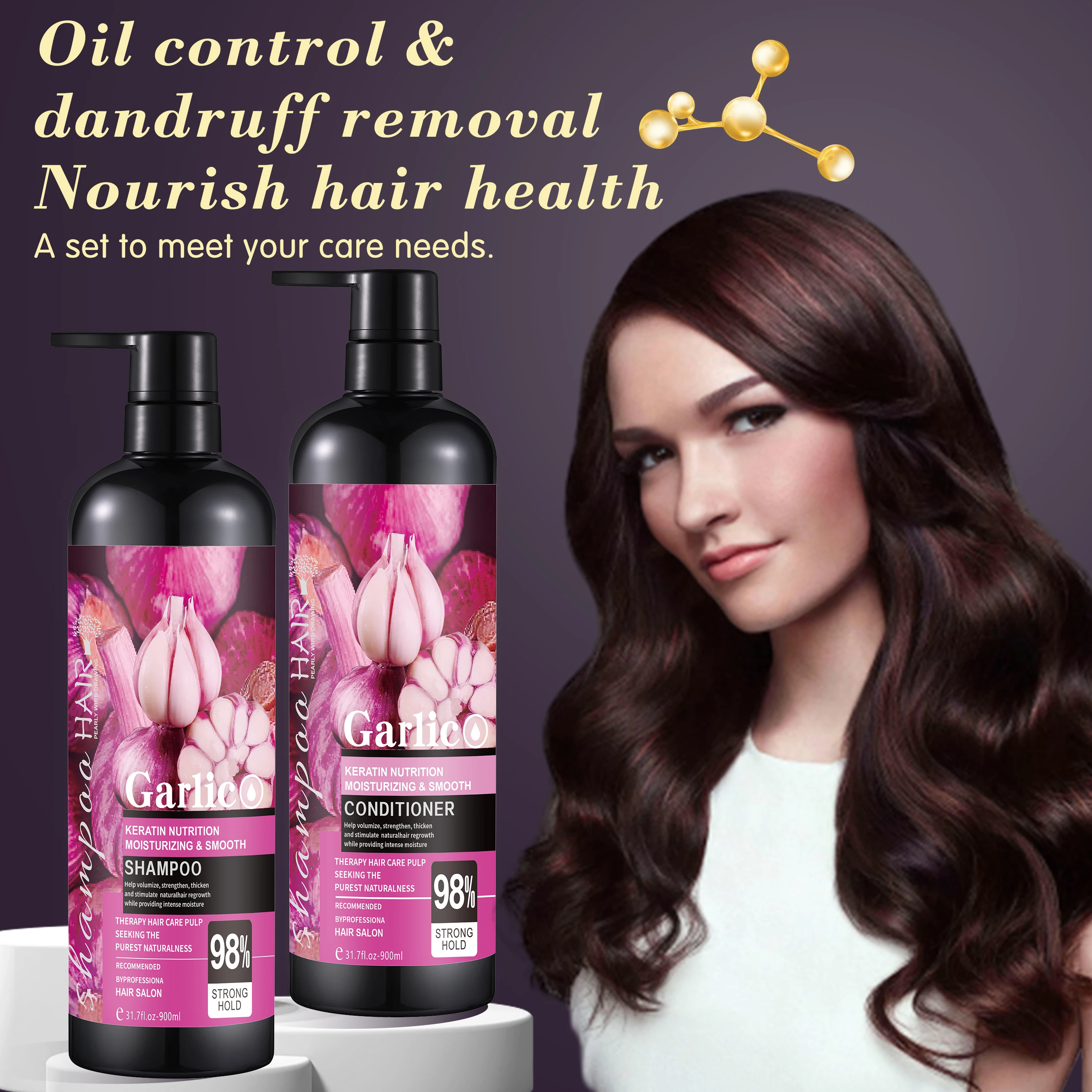 Private Label Organic Hair Shampoo And Conditioner Nourishing Moisturizing Hair smooth Keratin Hair Care Shampoo And Conditioner