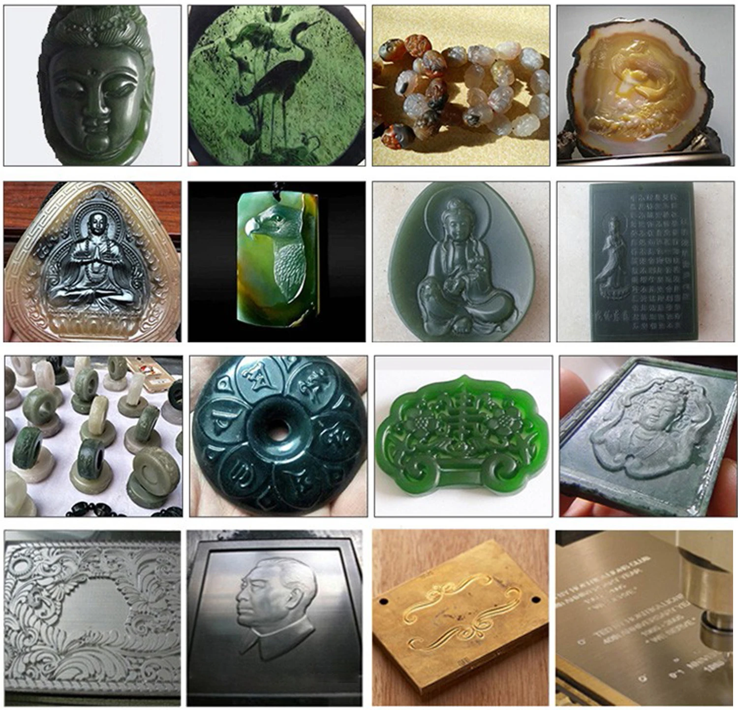 Wholesale High Precision Marble Slate, 3D Model Carving Machine CNC Desktop Jade Carving Machine