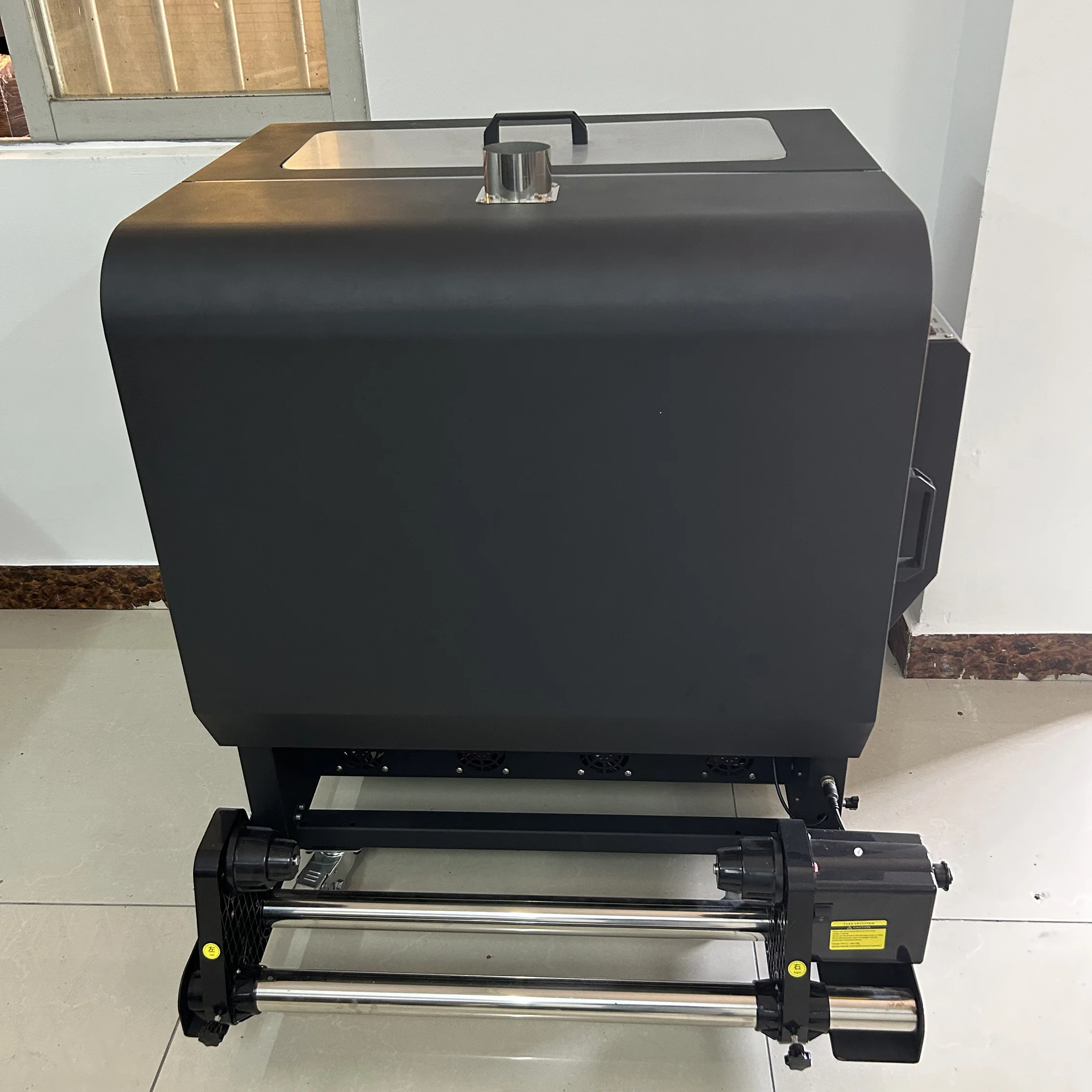 Good Price 60cm double-head white ink offset heat stamp dtf printer personalized custom t-shirt sweatshirt shaker powder machine