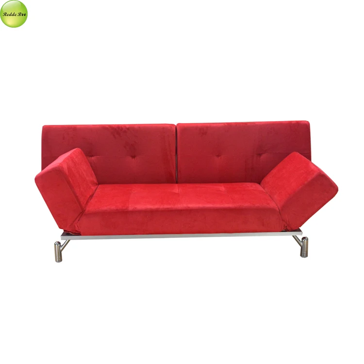 Redde Boo hot selling red living room furniture sofa beds classic design folding fabric sofa cum bed sets B9201