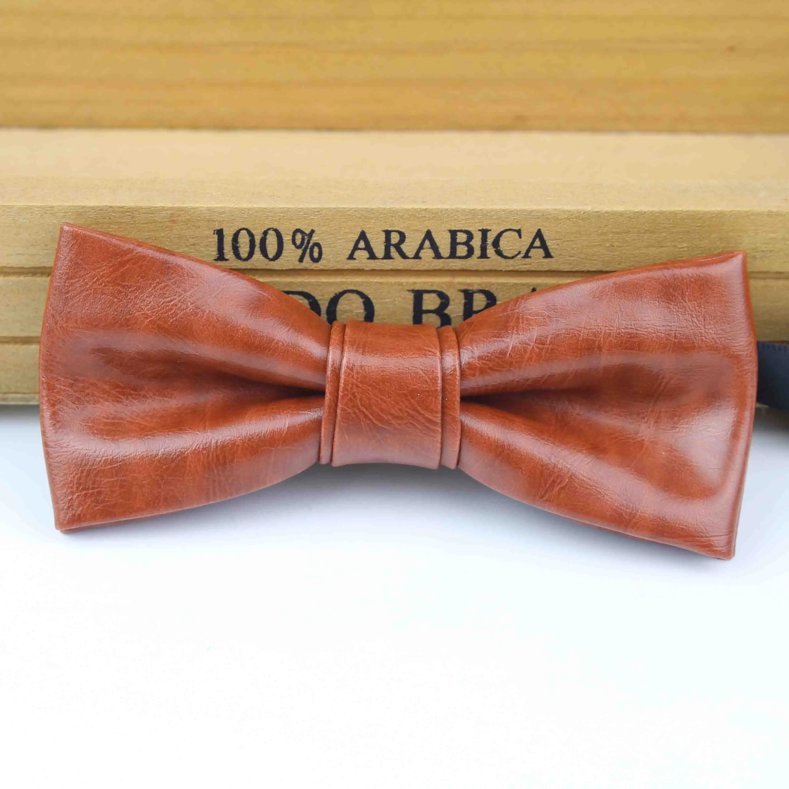 Fashion Valued Pu Leather Men Patchwork Bow Tie Female Necktie Red Gold Silver Adult Cravate Homme Wedding Party Ties For Men