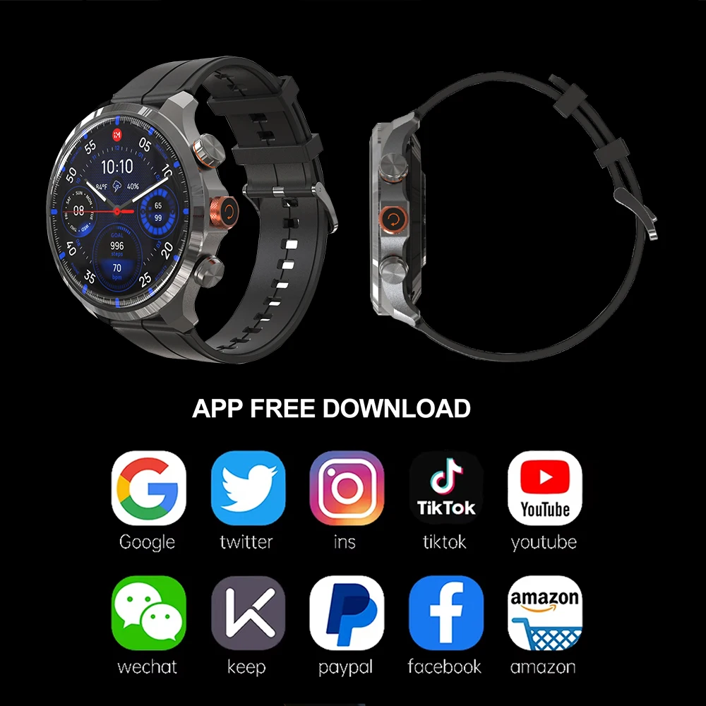 New High Quality Adult Smart Watch For Men Sports Fitness 4G Wifi Gps Watches For Android Ios Smartwatch Relojes Intelligente