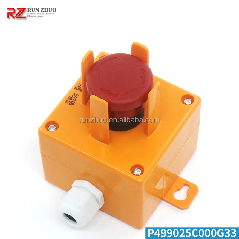 Mitsubi*** Elevator Emergency Stop Button Switch Box P499025C000G02 G04 G21 G33 Pit Inspection Box