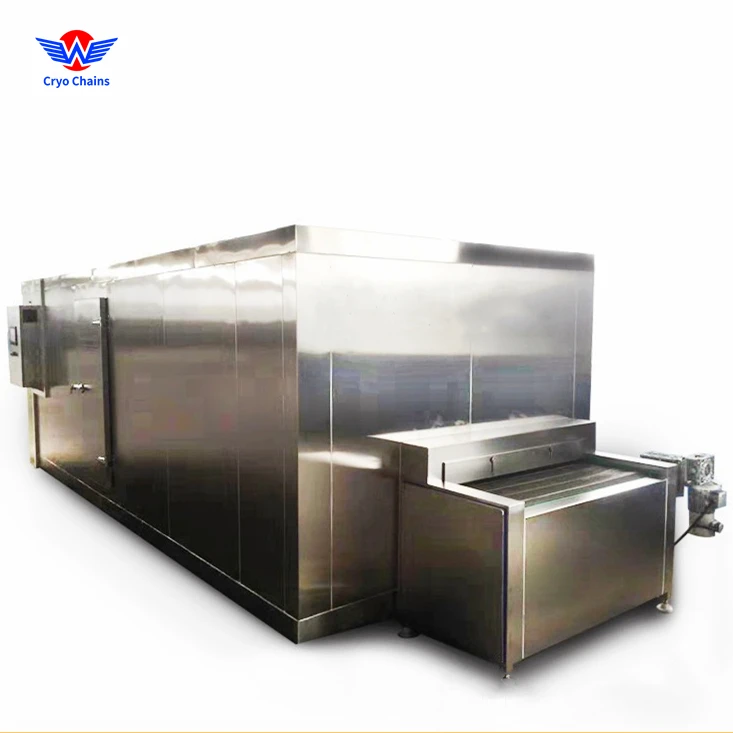 Freon быстрая замораживание фруктов и овощей обработка iqf туннельный контейнер для быстрого замораживания мяса