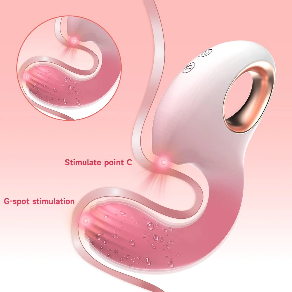 Young Will New Dot Suction Flex Vibrator Dildo Female Sex Toys Clitoral G-spot Vibrator 10 Modes  Mini