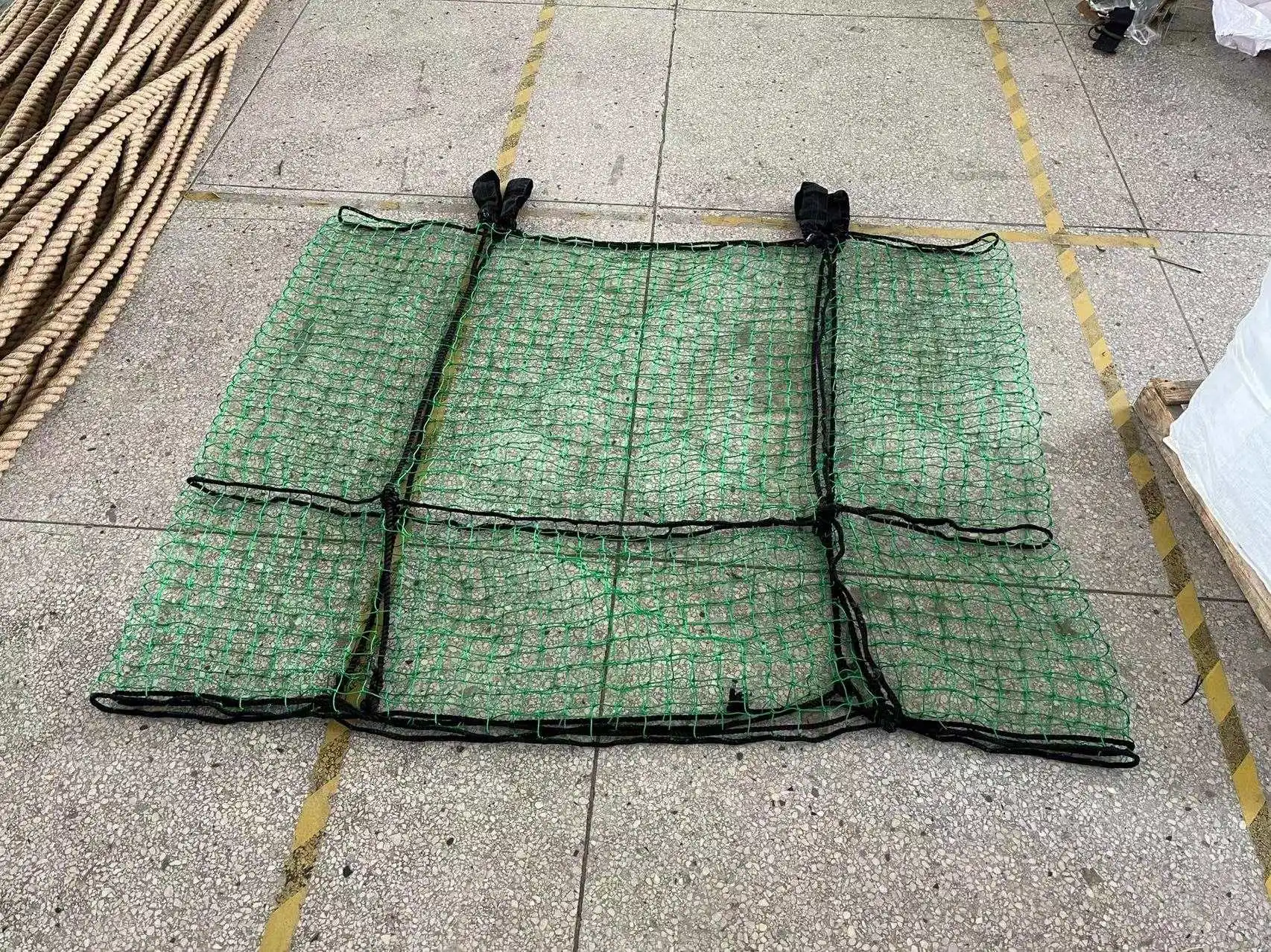 Manufacturer Customized Strong PE  Mesh Bag Closed Bottom Big Bag Firewood  Packaging Bag