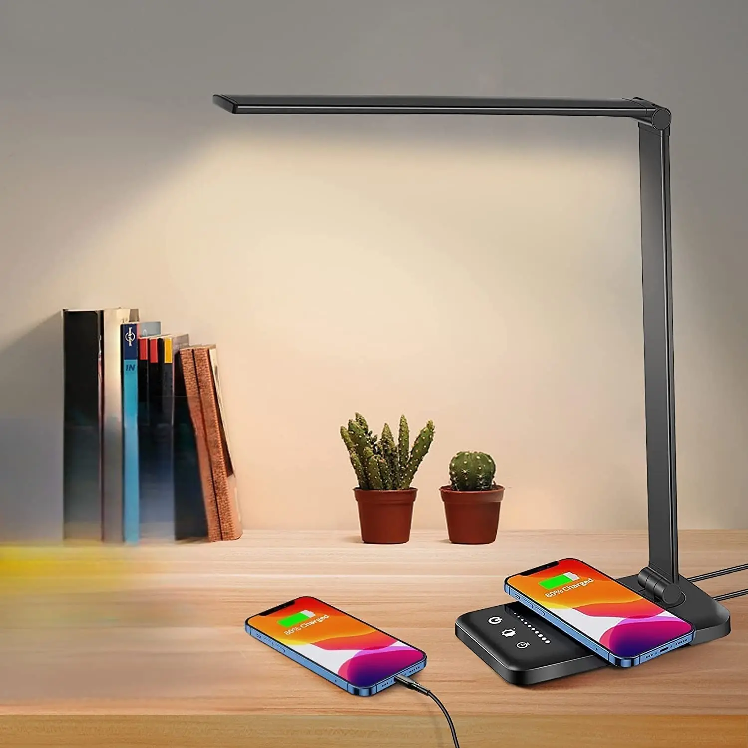 Home Office Led Desk Lamp 10W Aluminum Computer Desk Light Touch Control Desktop Lamp for Reading Study Working