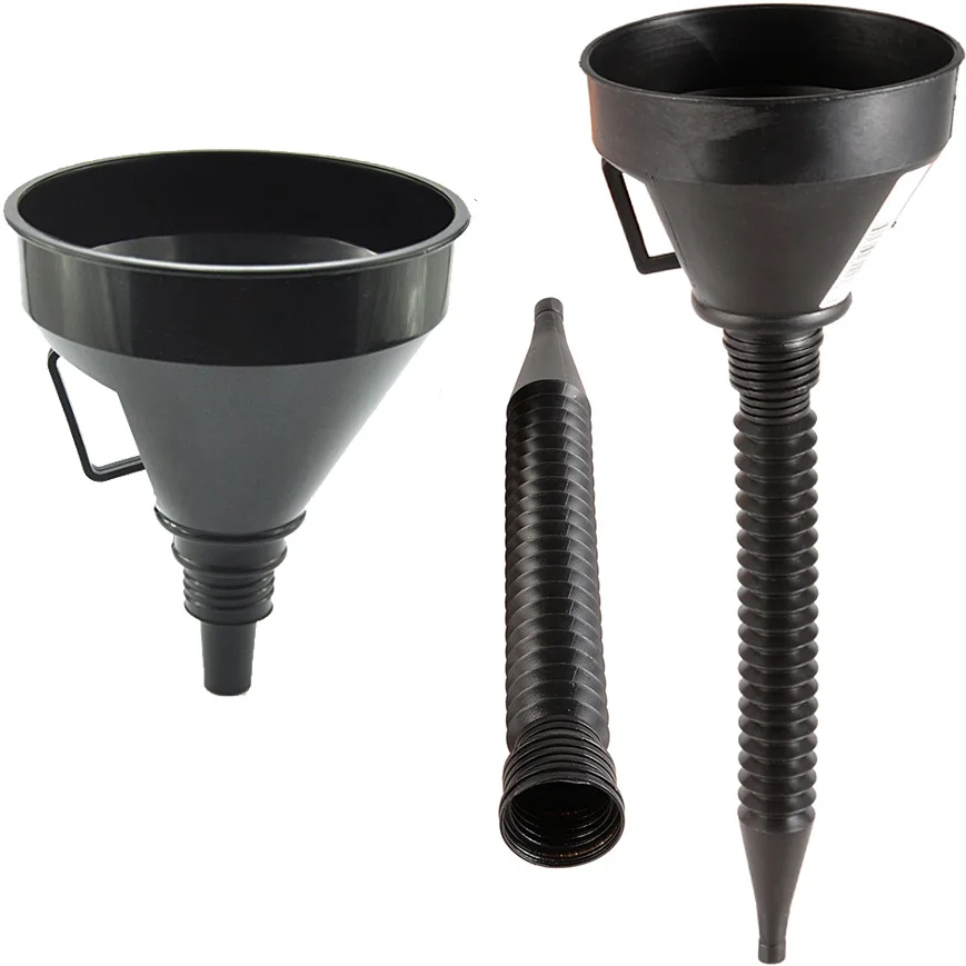 Plastic Funnel 1 Quart Multi Purpose Auto Automotive Care Funnel Quick Fill Oil Fuel Plastic Funnel