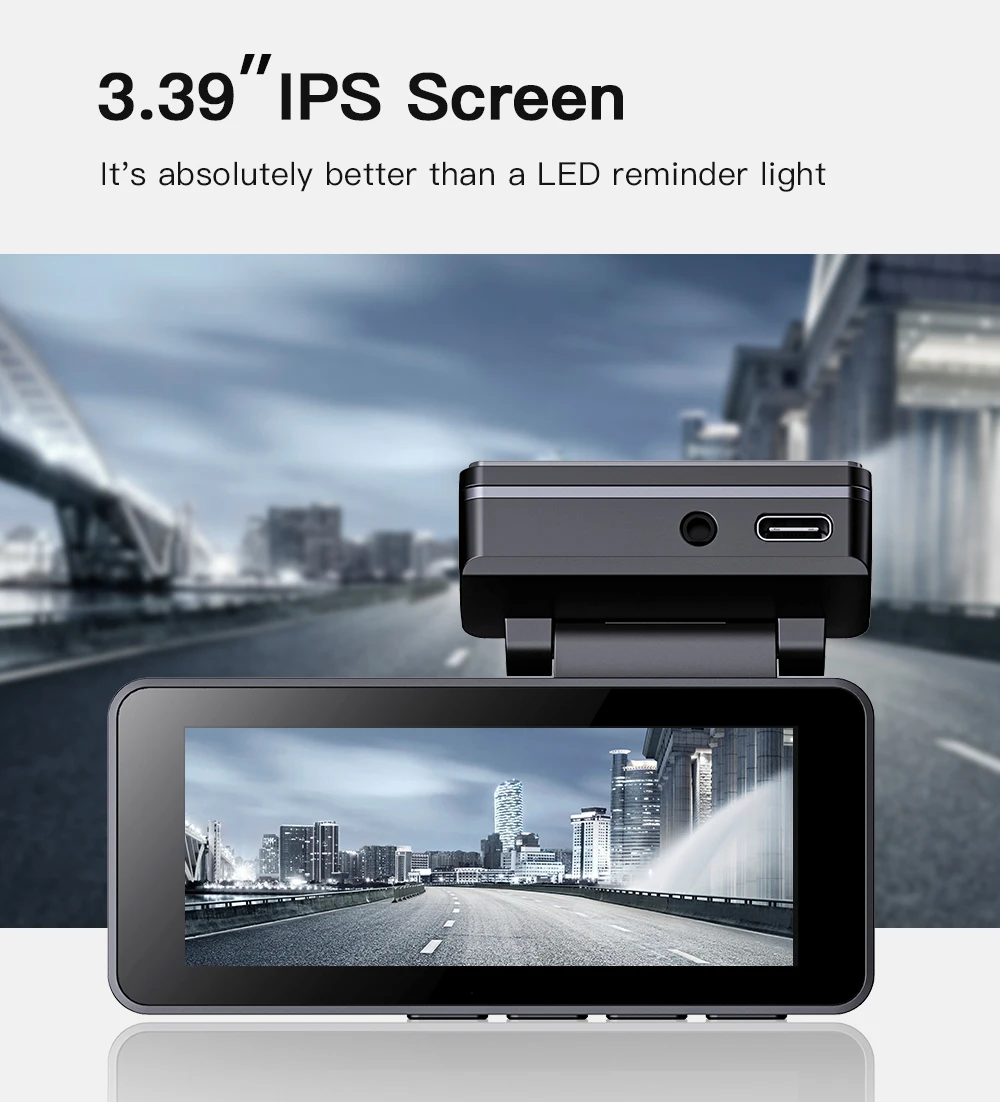 3 Inch Dual Front and Rear Smart Dash Camera 4k Dual Lens Car Dvr 4k Dashcam Dual 4k Dash Cam