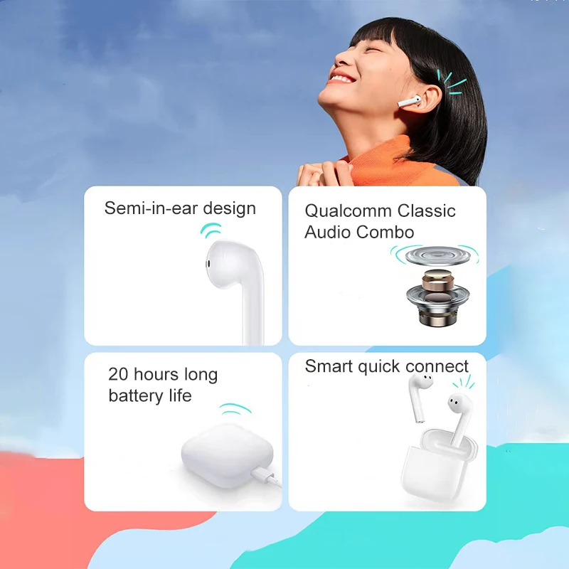 Оригинальные наушники Xiaomi Redmi Buds 3 Airdots TWS беспроводные типа C fone для игр