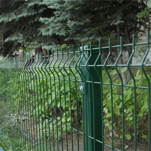 3D Bending Curved Welded Security Wire Mesh Fencing Outdoor Jardin Panel Fence for Garden Buildings & Commercial Spaces