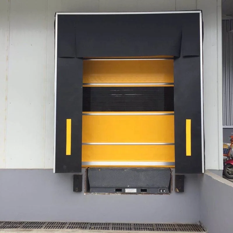 Low Cost Industrial manufacturer Sectional Pvc Retractable Container Automatic Mechanical Dock Shelters