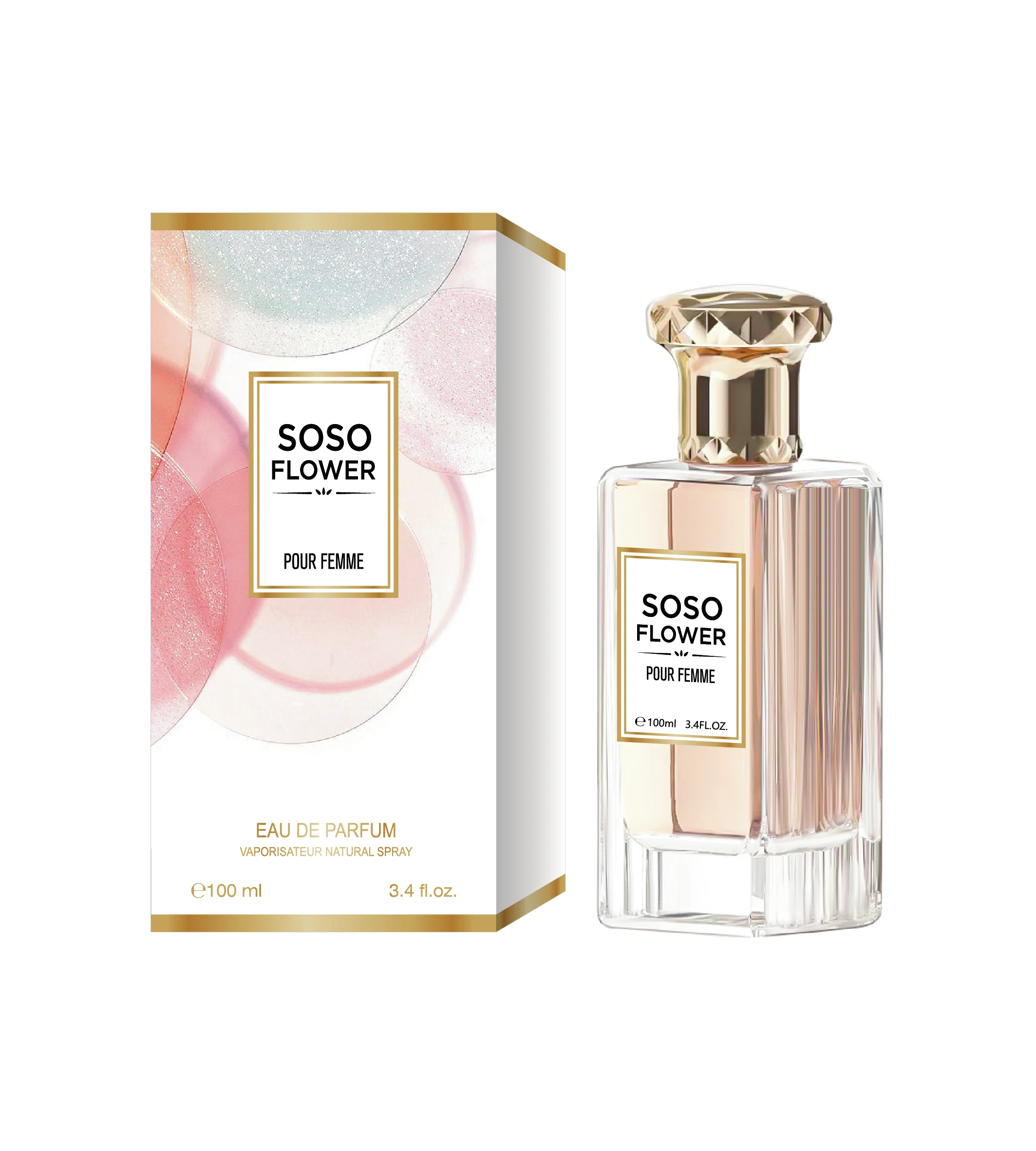 JY VL8801 OEM/ODM glass bottle beautiful design 100 ml perfume with competitive price eau de parfum for women