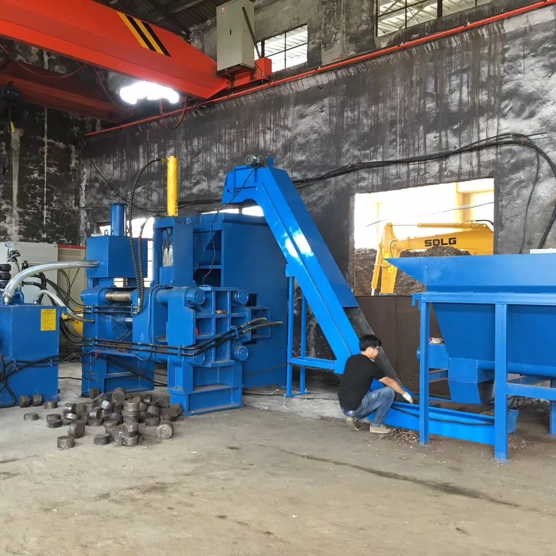 Y83W-630 автоматический пресс для брикетирования стальных стружек с большим выходом