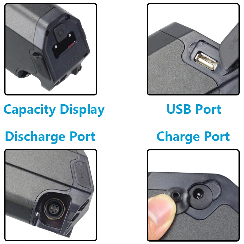 Customized Reention Dorado Plus Ebike Battery 36V 48V Lithium Ion Electric Bicycle Akku for 500w 750w 1000w Motor