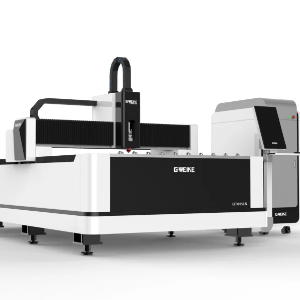 LF4515L Double driver rack gear fiber laser cutting machine for cutting a variety of metal plates