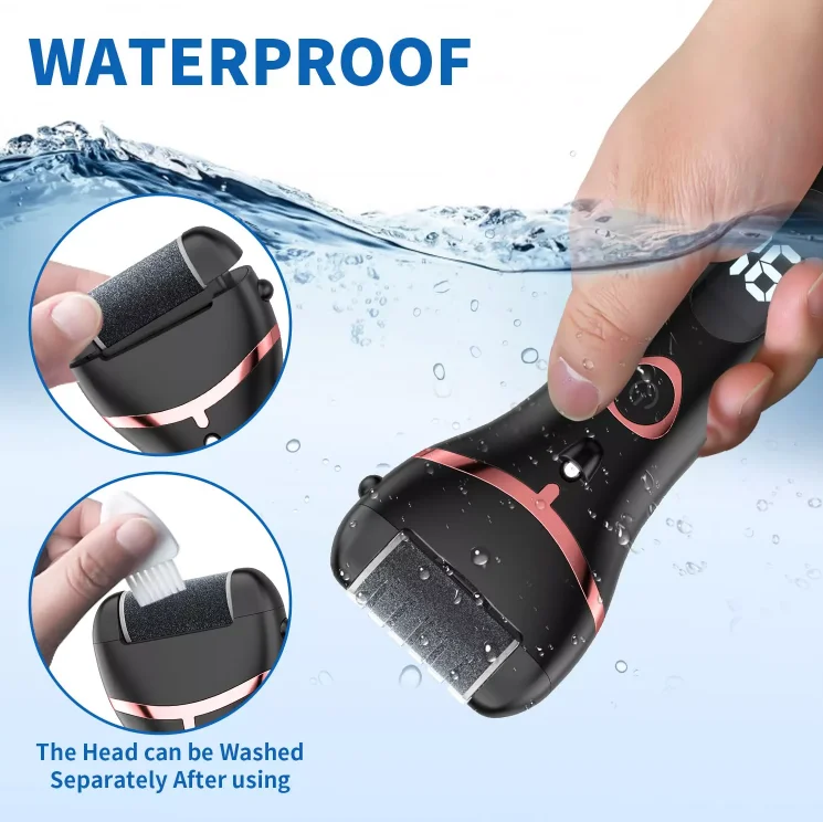 Electric Foot Callus Remover Machine Nano Foot Scrubber Set USB Rechargeable Pedicure Foot File For Professional Feet Care