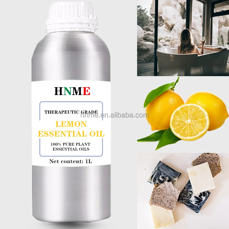 Top Organic Fruit Lemon Essential Oil 100% Pure Plant Therapy Grade Essential Oil Purify Air Whitening Remove Melanin 1L