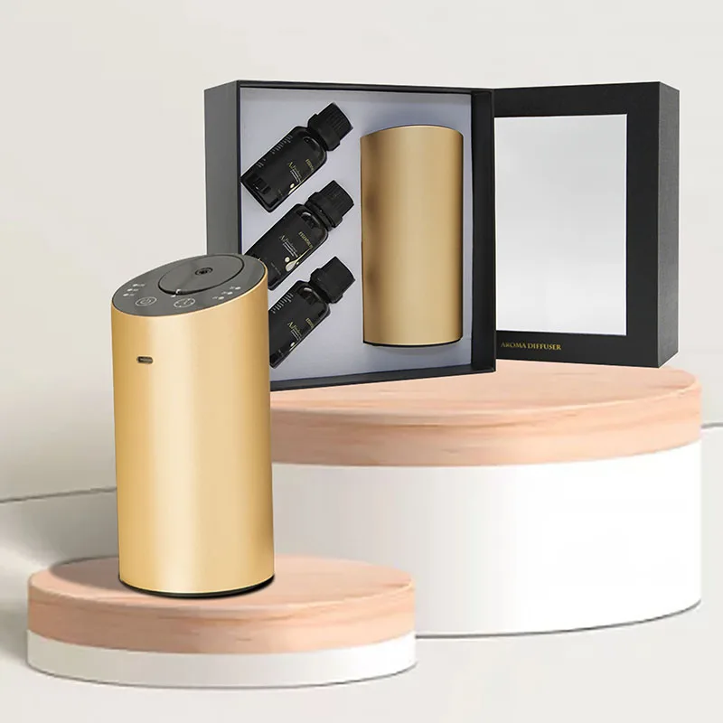 Aroma Diary Popular new designed Gift Set Nebulizer Electric Waterless Ultrasonic Aroma Aromatherapy Essential Oil Diffuser