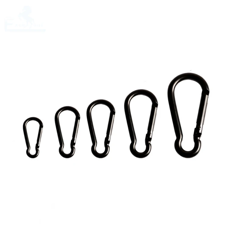 6cm Colorful calabash gourd shape aluminum carabiner clip keychain