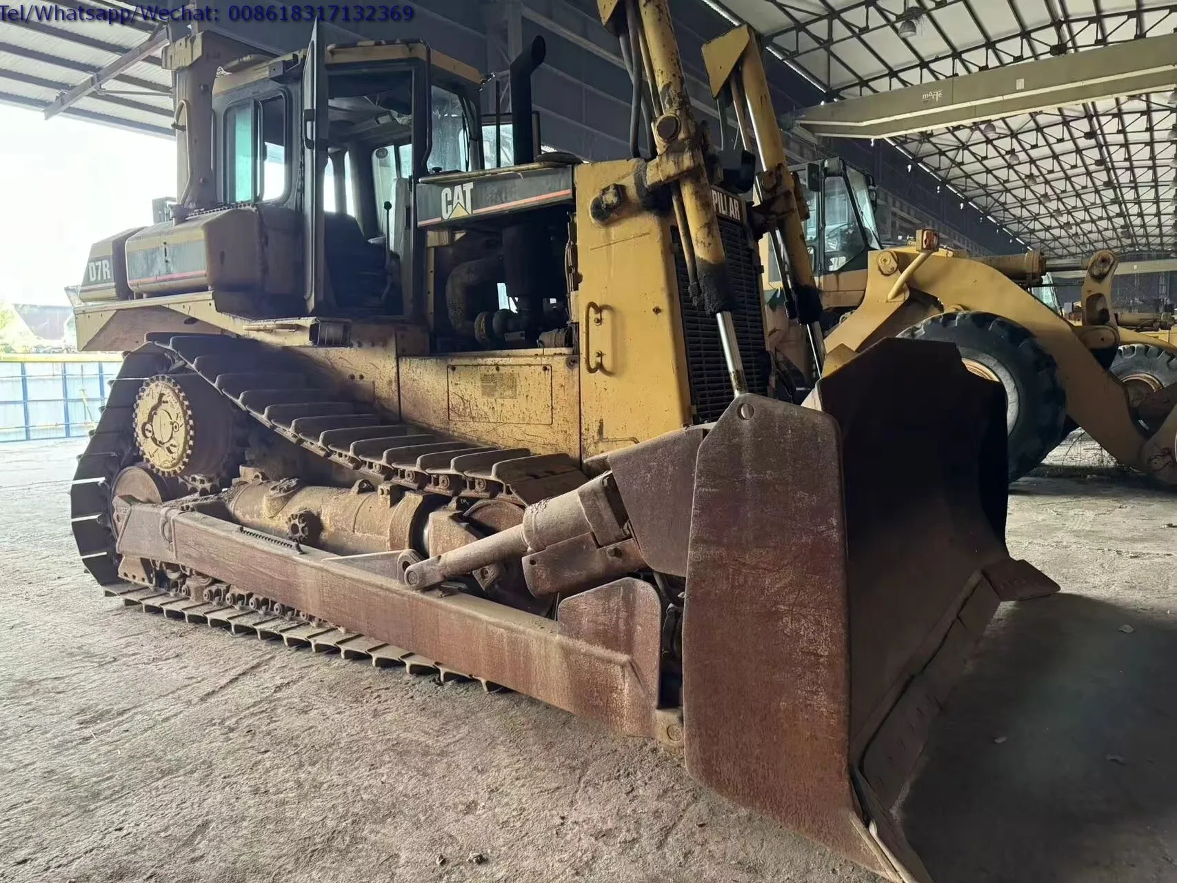 Original Paint Used Cat D7R Bulldozer Japan Made Caterpillar D6D D6R D7G D7R Crawler Bulldozer with Rippers