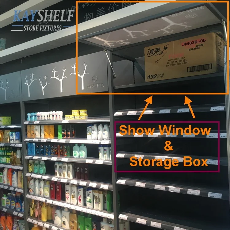 High quality supermarket display shelf metal supermarket gondola shelving shop display racking system