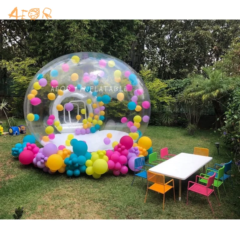 PVC Globe Clear Transparent Igloo Dome Tent Outdoor Camping Event Wedding Party Inflatable Bubble House
