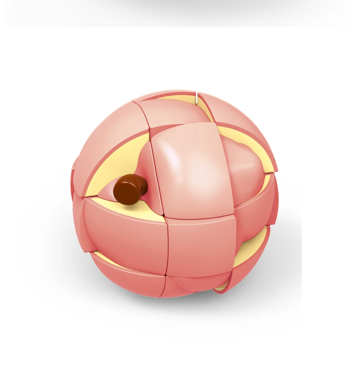 Fruit Strange-shape Magic Cube Stress Relief Puzzle Orange Pear Peach Magic Cube Educational Toys For Kids