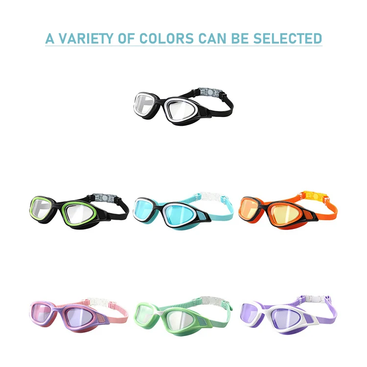 Custom Logo Night Vision Best Waterproof Swimming Goggles