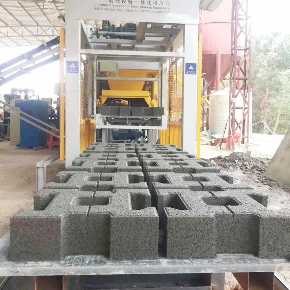 German model 913 machine automatic counterposition fabric block soil cement interlocking brick machine