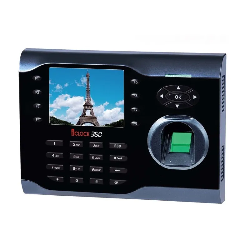 iClock360 Biometric Fingerprint Time Attendance Machine Price Time Clock Check in and Check out with ADMS Function optional