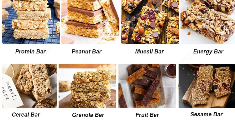 Factory Manufacturers Hot Sale Production Energy Granola Oat Cereal Bar Make Protein Bar Making Machine