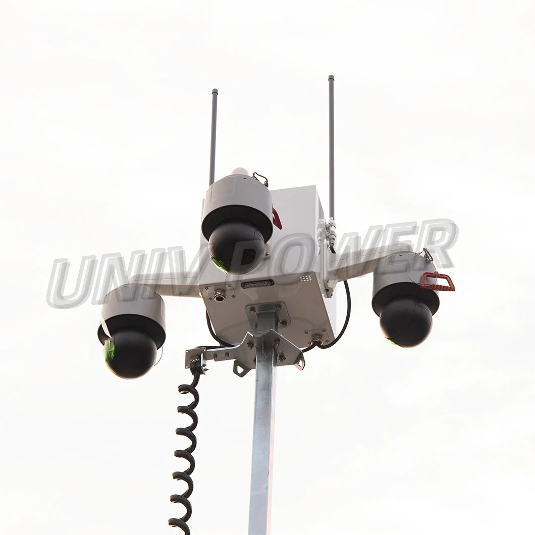 Hot Sale Portable Solar Panel Towers CCTV DC Power Supply Empty Space,Construction Site Use