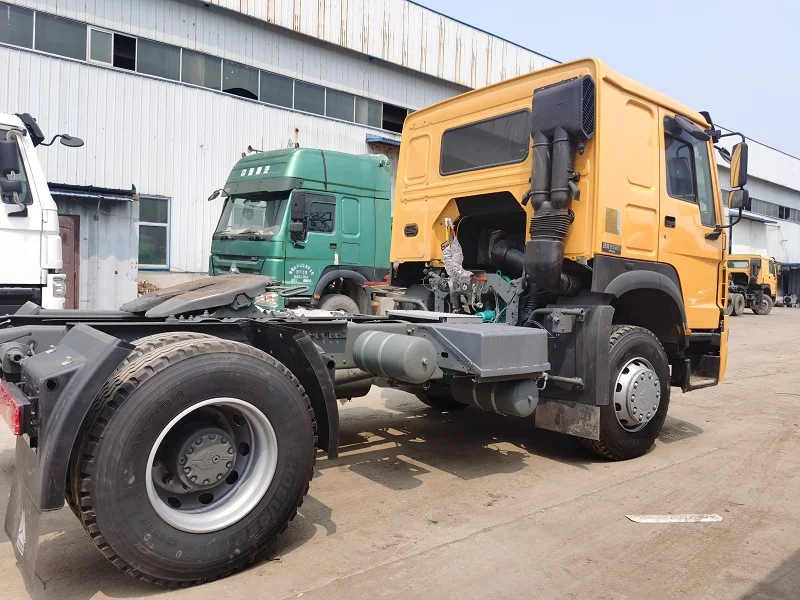 Left Hand Drive Tractor Truck Big Single Tire 6x6 All Wheels Driving Tractor Truck For Sale