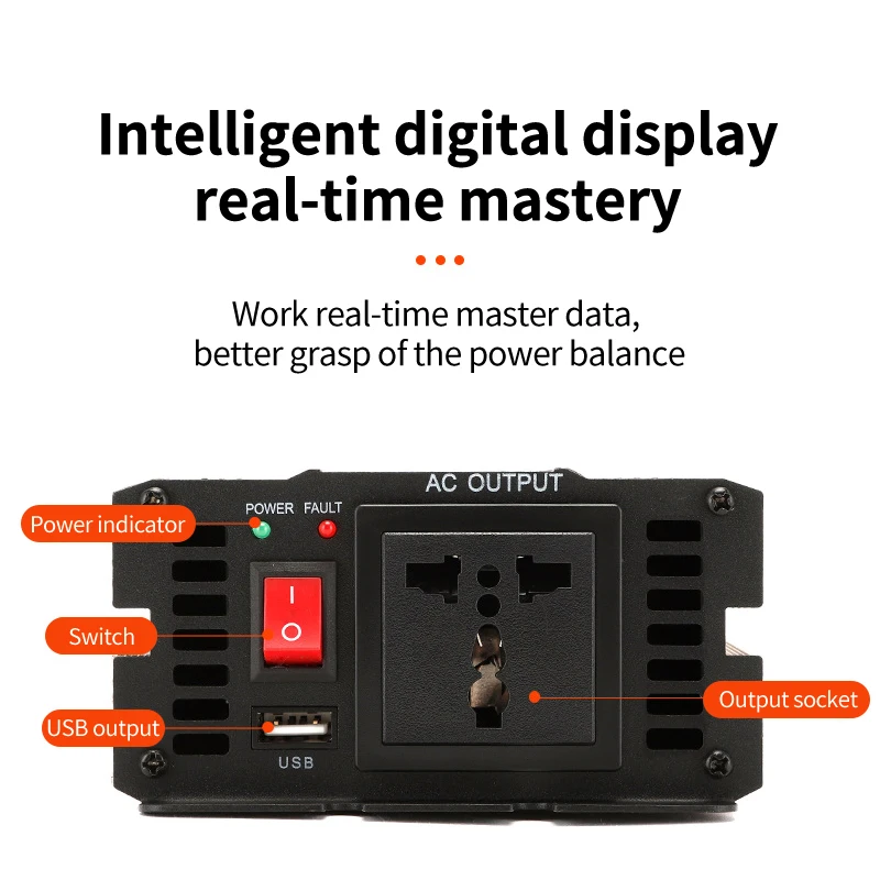 Factory Direct Sale 500Watt Car And Portable Pure Sine Wave Solar Inverter For Household Or Car Use OEM