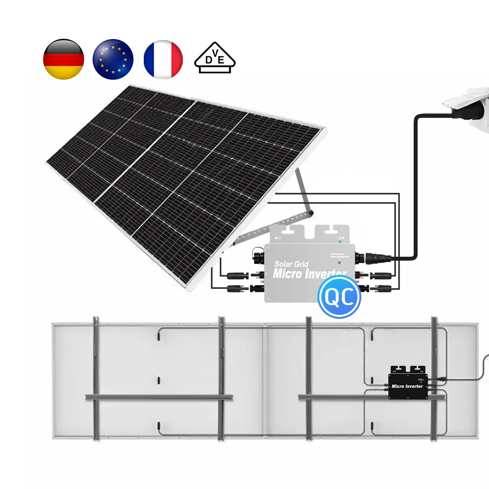 In Stock  Micro Inverter Limiter Power 800w / 600w IP65 Plug And Play Smart Balcony power plant wechselrichter 800w