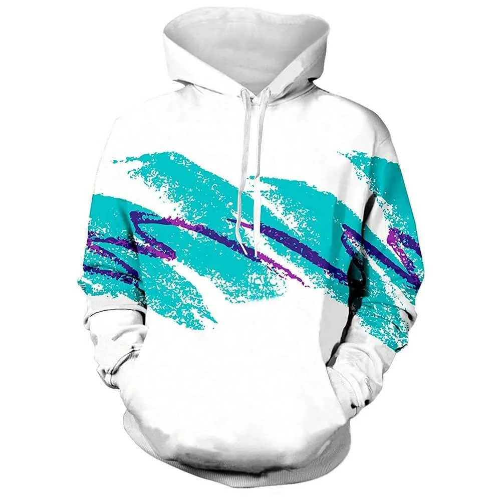 Baqela Garments Full Custom Sublimated DESERT AND FOREST  GRAPHIC 90S PAPER CUP HOODIE Manufacturer