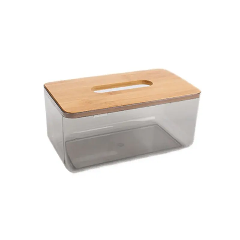 Tissue Boxes Household Square Table Napkin Holder Wood Lid Paper Storage Container for Home Car Tissue Dispenser Storage Box