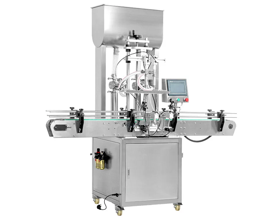 2 Nozzles Carbonated Beverage Liquid And Capping Automatic Bottle Filling Machine