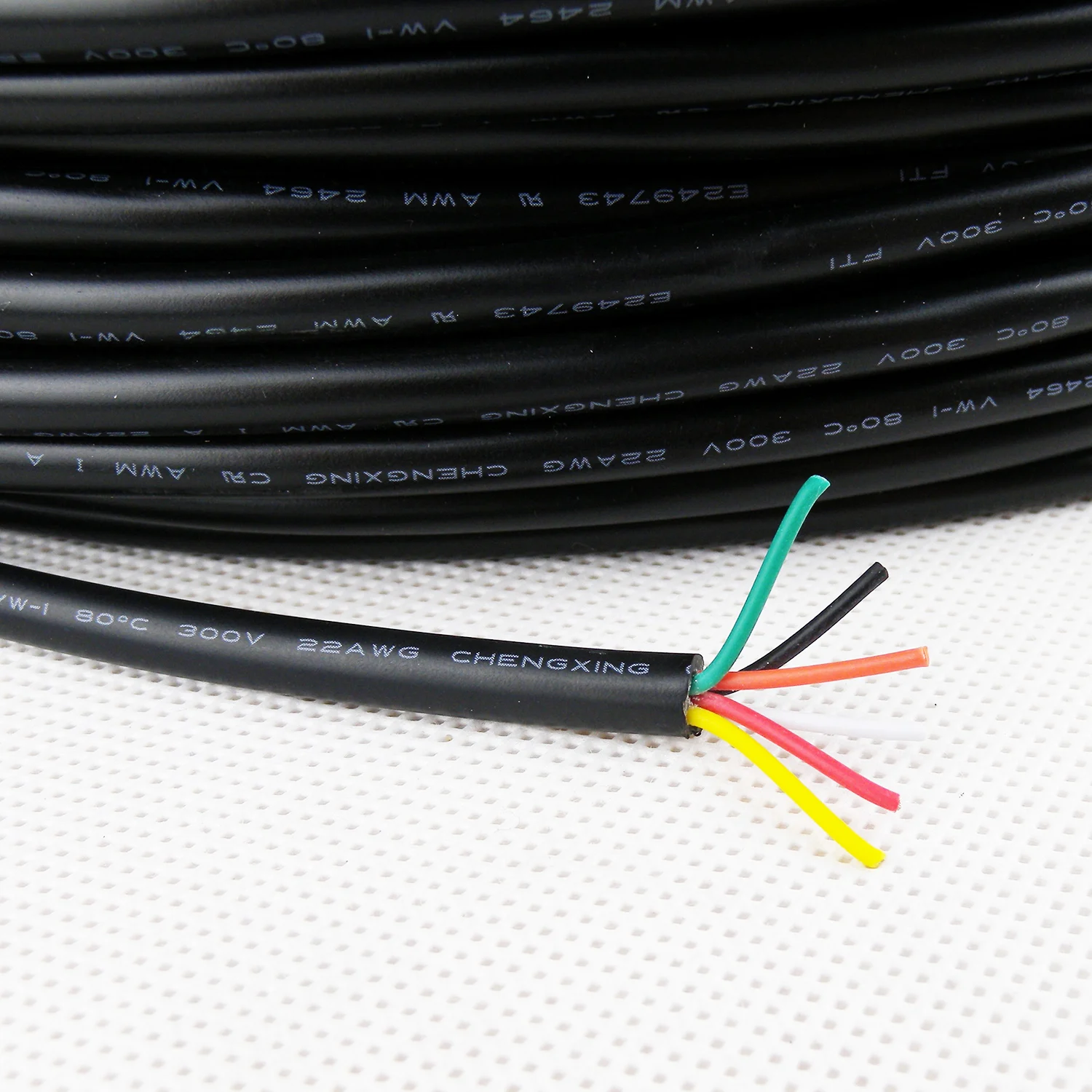 Кабель UL2464 с покрытием провода 30 28 26 24 22 20 18 16 14 12 10 8 AWG Медный 2 3 4 5 6 10-жильный мягкий кабель для