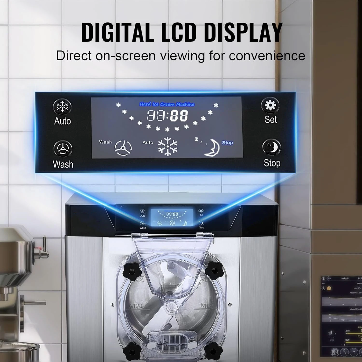 Hard Ice Cream Machine Ice Cream Vending Machine Automatic Ice Cream Machine