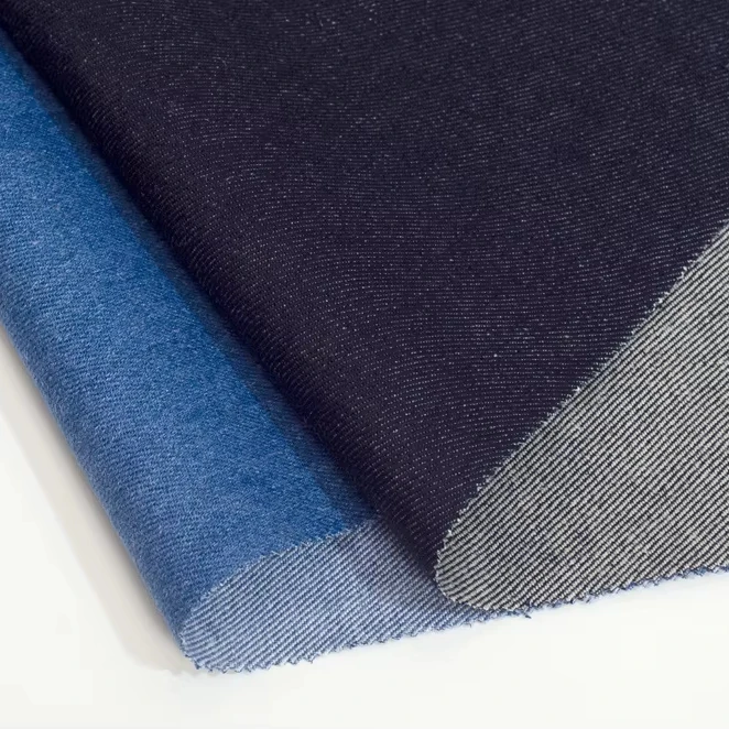 9144# Sample order hemp cotton denim jeans fabric 30%hemp 70%cotton fabric 380g fabric for autumn winter