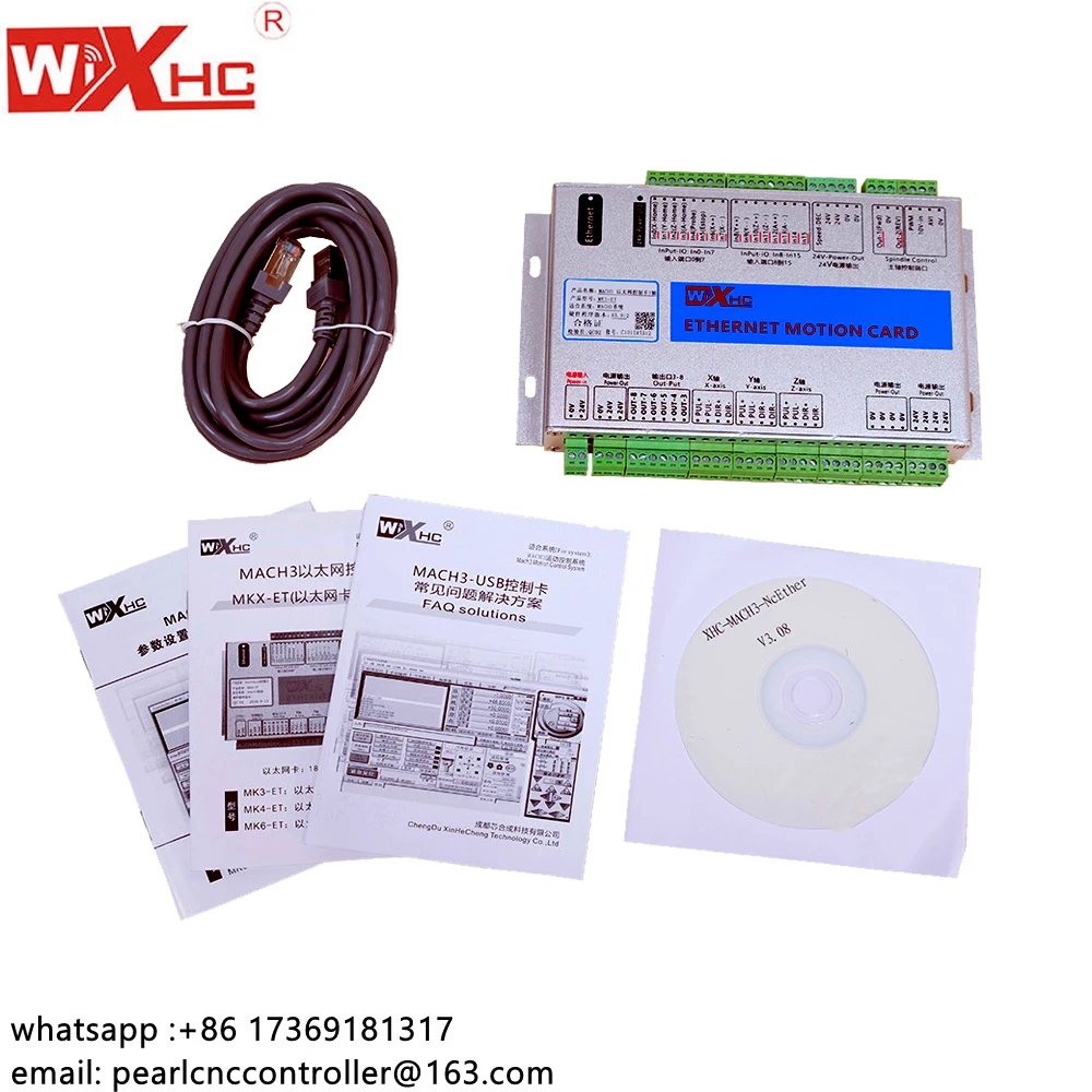 Hot sale XHC mach3 3-axis Lan/usb cnc motion controller card CNC board MK3-V